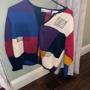 Chico size small button up sweater